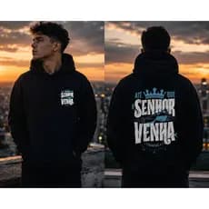 Moletom Cristão Masculino King Chosen Chosen By The King Flanelado Premium