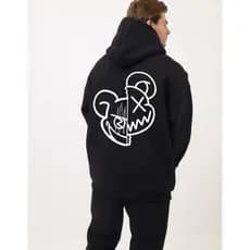 Casaco Moletom Extended Sizes Homens Gráfico de Streetwear Novo!