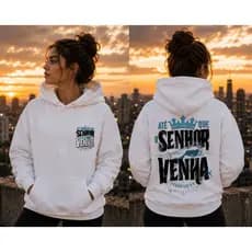 Blusa Moletom Cristã Streetwear Gospel feminina premium Até que o Senhor Venha