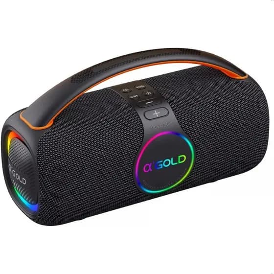 Caixa de som Bluetooth Portátil SM-32A A'Gold IPX6 80W