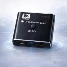 Chaveador Switch Displayport 2x1 E 1x2 Bi-direcional 8k Ultra Hd FY-1159