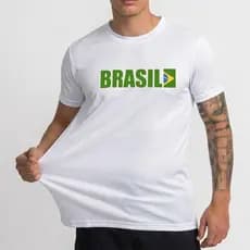 Camiseta Masculina Brasil Dryfit Copa 2026 Rumo ao Hexa Confortável