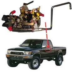 Fechadura Dianteira Mecânica Toyota Hilux Cabine Simples 1995 Até 2004