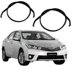 Par 2x Frisos de Borracha do Teto Toyota Corolla 2015 até 2019 Lateral Vedação Proteção Guarnição