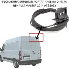 Fechadura Traseira Superior Direita Tranca Trava Porta de trás Van Renault Master 2014 até 2025