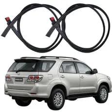 Par 2x Frisos de Borracha para o Teto Vedação Proteção Guarnição Lateral Toyota Sw4 2005 Até 2015
