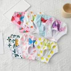 Pantos fisiológicos para animais Flor colorida Elasticidade impressa