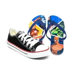 Kit calçados tênis Infantil + Chinelo Infantil