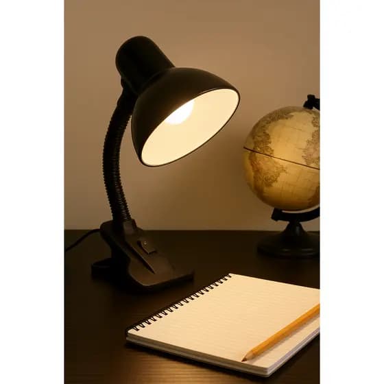 Abajur Luminária Presilhas Articulada Bocal e-27 Suporta até 60W - Bivolt