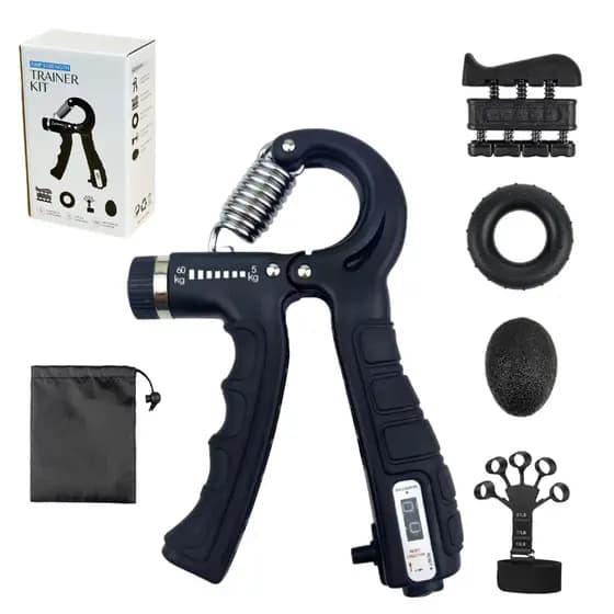 Conjunto De 6 Peças Exercitador De Mãos/Exercício De Dedo/Fortalecimento Do Braço De Força Das Equipamento De Fitness Do