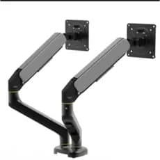 Suporte de Monitor Duplo Articulado Mola Gás 12" a 64" Até 60kg