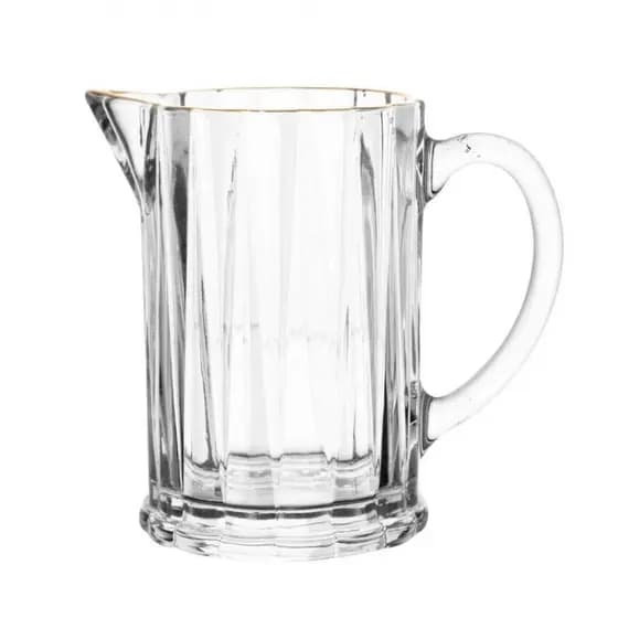 Jarra Leiteira Cristal com Fio de Ouro Radial 290 ml - Lyor