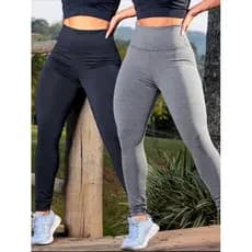 Calça Legging Flanelada Tecido Premium