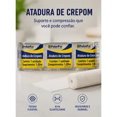 Atadura de crepom 10cmx1,8 M. (f06179) - Polar Fix
