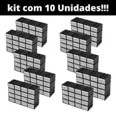 Kit c/ 10 Organizadores Gaveteiro 16 Gavetas  Empílhável - Parafusos Pregos Pesca Costura Biju