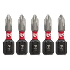 Bit Philips PH1 x 25mm c/05 pçs - 48-32-4661 - Milwaukee