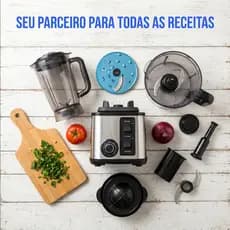 Conjunto de Processador de Alimentos Doméstico Multifuncional 6 em 1 de Alta Potência 1000W