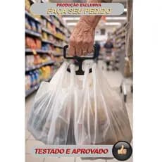 Alça Para Sacolas de Mercado Ergonômica - Suporte Resistente Para Carregar Compras