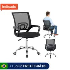 Cadeira de Escritório Ergonômica Home Office Giratória