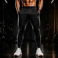 Calça Estilo Jogger Helanca Plus Size Esportiva P ao G4 Masculina Casual Treino