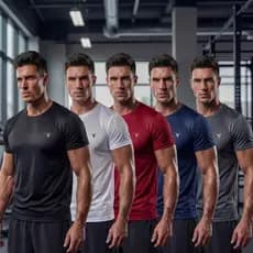 Kit 5 Camiseta Dry Fit Masculina Original Respirável Confortável Ideal Para Treinos Academia