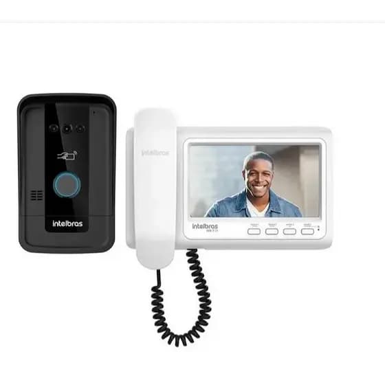 Vídeo Porteiro Intelbras IVR 7 ID Acesso Via TAG e Display de 7"