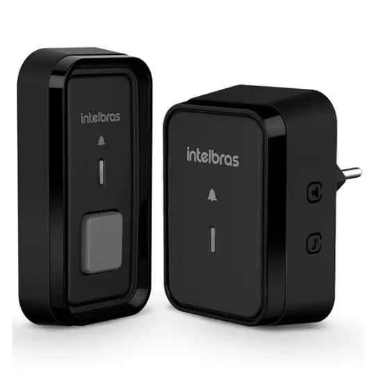 Campainha Sem Fio Intelbras CIB 101S Preto