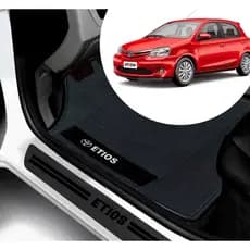 Kit Tapete E Soleira De Porta UNIVERSAL Toyota Etios Personalizado PARA CARRO AUTOMOTIVO