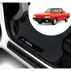 Kit Tapete E Soleira De Porta UNIVERSAL Ford Pampa Personalizado PARA CARRO AUTOMOTIVO