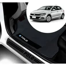 Kit Tapete E Soleira De Porta UNIVERSAL Vw Polo Personalizado PARA CARRO AUTOMOTIVO