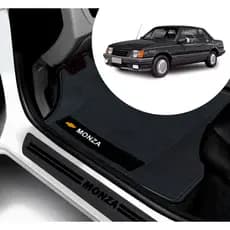 Kit Tapete E Soleira De Porta UNIVERSAL Gm Monza Personalizado PARA CARRO AUTOMOTIVO