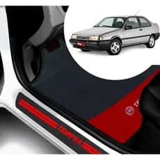 Kit Tapete E Soleira De Porta UNIVERSAL Fiat Tempra Personalizado PARA CARRO AUTOMOTIVO