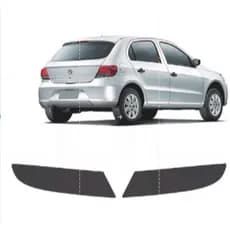 Kit Mod2 Aplique Adesivo Mascara Negra Para Lanterna Traseira Gol G5