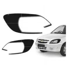 Aplique Adesivo Auto Colante Mascara Negra Farol Celta Prisma G2 G3 06 A 17