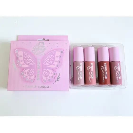 Kit 4 Lip Gloss Beautiful - Lóve Rain
