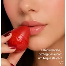 Lip Balm Morango- Hidratante- Cheiro Morango- Love Rain