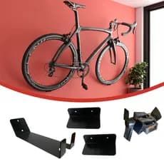 Suporte De Parede Horizontal Para Bike Mtb Ou Speed 3v Bike