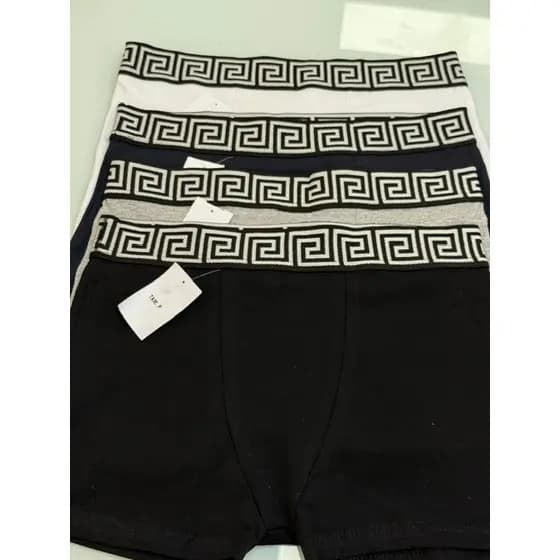 kit 5 Cuecas Boxer Masculino Malha Peruana 100% Algodão Linha Prêmium