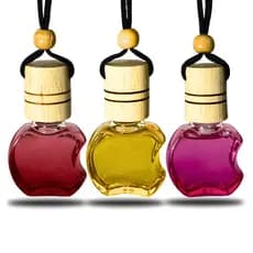 KIT 3UN Cheirinhos de Carro Frasco Maçã 9ml - Aromatizador Automotivo Aromatizante Veicular