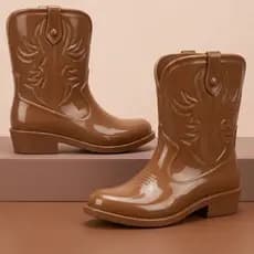 Bota Country Texana Infantil Feminina Botinha Menina Rodeio Confortável