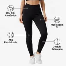 Calça legging Flanelada feminina Peluciada Grossa