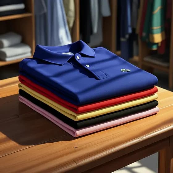 Kit 5 Camisas Polo Masculina Malha Piquet Cores Sortidas Tamanho Grande: P M G GG G1 G2 G3
