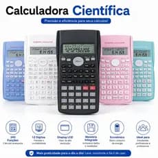 Calculadora Científica Multifuncional Visor Operações Matemáticas Avançadas Funções Trigonométricas