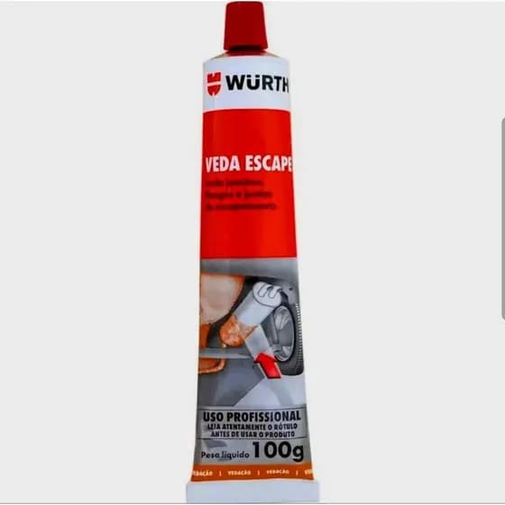 Produto para Vedar Escapamento Junções Flanges Veda Escape Wurth 100g