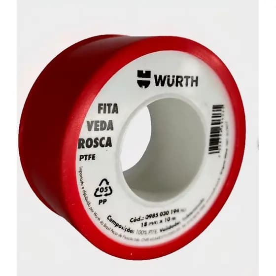 Fita Veda Rosca Original Wurth 18mm x 10m