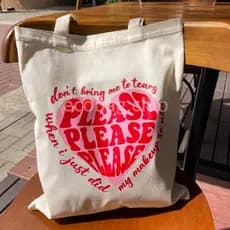 Bolsa Sacola Ecobag Please Please Sabrina Carpenter