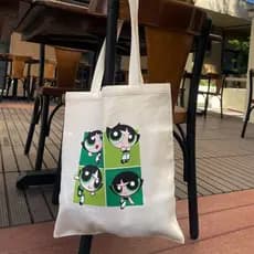 Bolsa Ecobag Personalizada Meninas Super Poderosas – Algodão Cru reforçada
