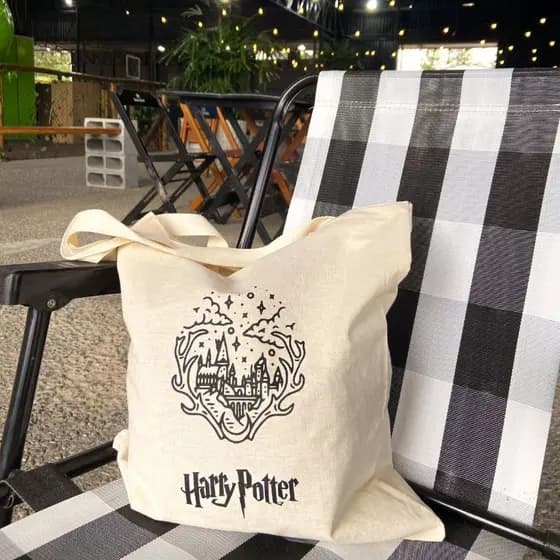 Bolsa Sacola Ecobag Algodão Harry Potter