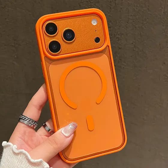 Carregamento Magnético Doce Cor Fosco Caso Para iPhone 17 16 15 14 13 12 Pro Max Plus Ar 11 Pára-Choques Capa