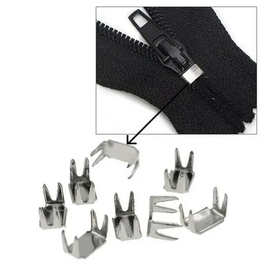 Zipper Stopper 3 # 5 Calças De Vestuário Antiderrapantes Substituição De Ferramentas Sob Medida